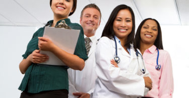 Multi Ethnic Group of Healthcare Professionals